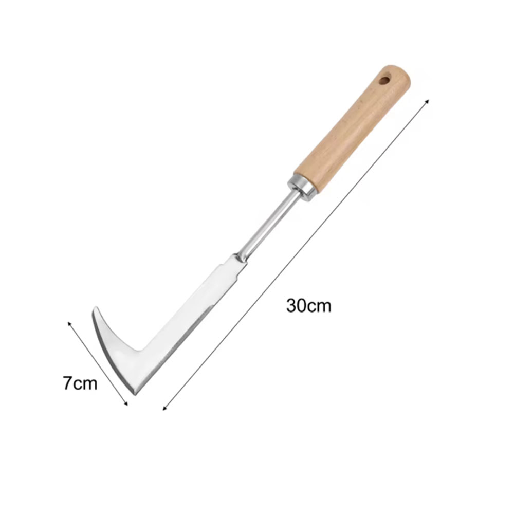 Gardening Hand Tools Yard - เครื่องมือกำจัดวัชพืชแบบสแตนเลส, เครื่องมือทำสวนอเนกประสงค์, ใช้สำหรับกำจัดวัชพืชในสนามหญ้า, ระเบียง และทางรถวิ่ง