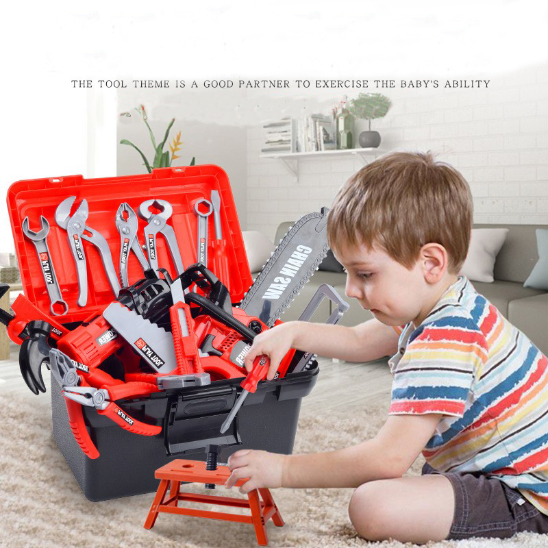Gardening Tools For 3 Year Old - DIY แกล้งทําเป็นเล่นของเล่นจําลองซ่อมชุดเครื่องมือไฟฟ้าเจาะไขควงเครื่องมือซ่อมกล่องเครื่องมือของเล่นเพื่อการศึกษาเด็ก