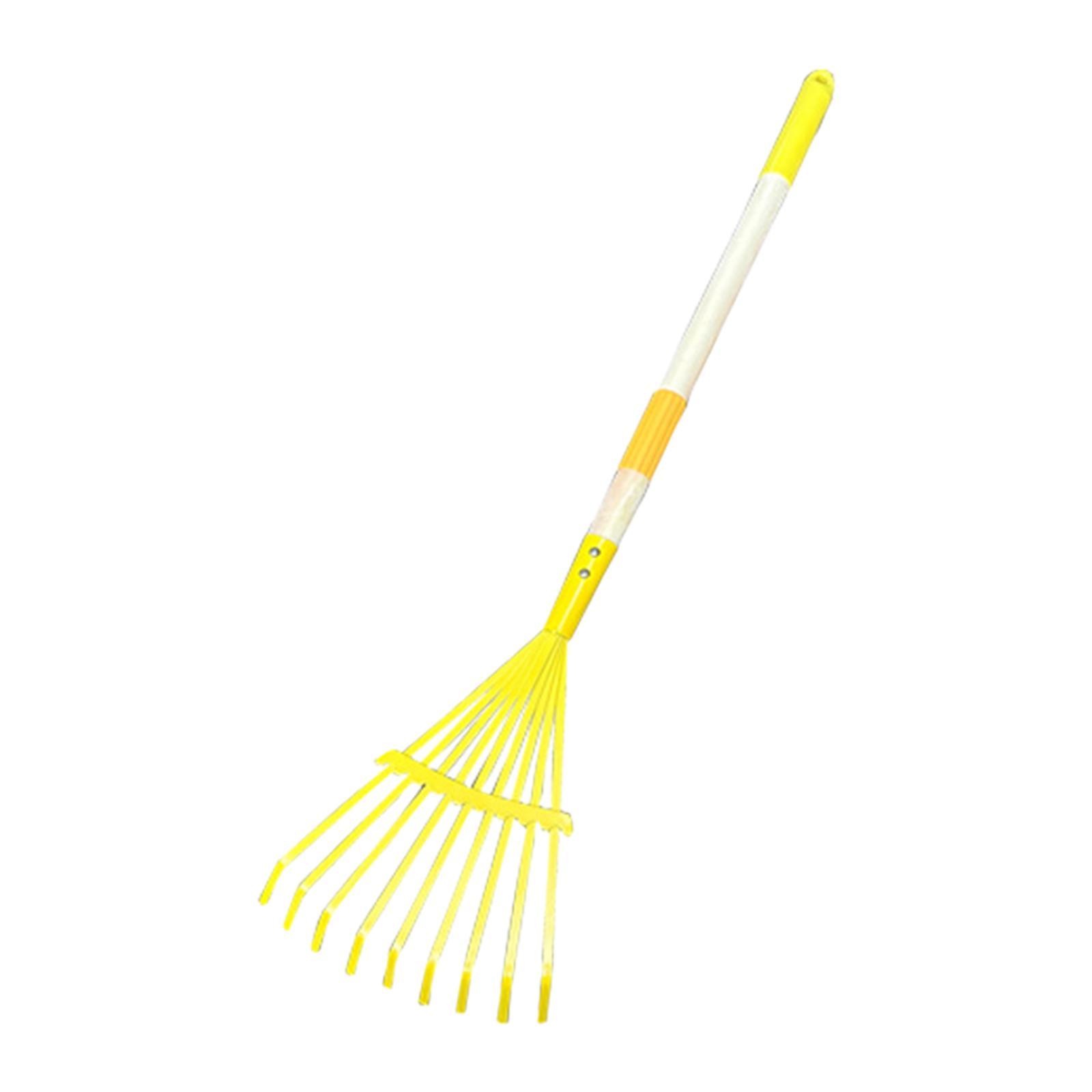 Gardening Tools Girls - คราดใบไม้สําหรับเด็ก ขนาดกะทัดรัดพกพาขนาด 76 ซม. สําหรับใบไม้สําหรับเด็กผู้หญิง