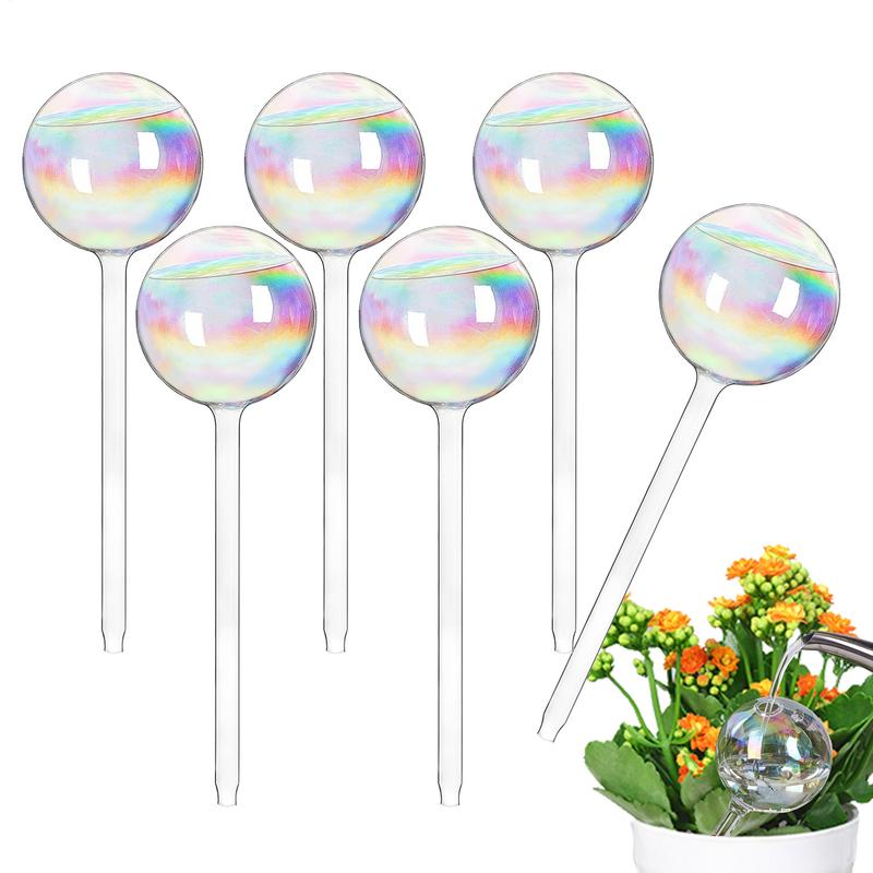 Root Watering Spike - ระบบรดน้ำอัตโนมัติ อุปกรณ์รดน้ำต้นไม้แบบหลอดแก้ว ลูกบอลรดน้ำต้นไม้ ระบบน้ำหยดสำหรับต้นไม้กระถาง สวนดอกไม้