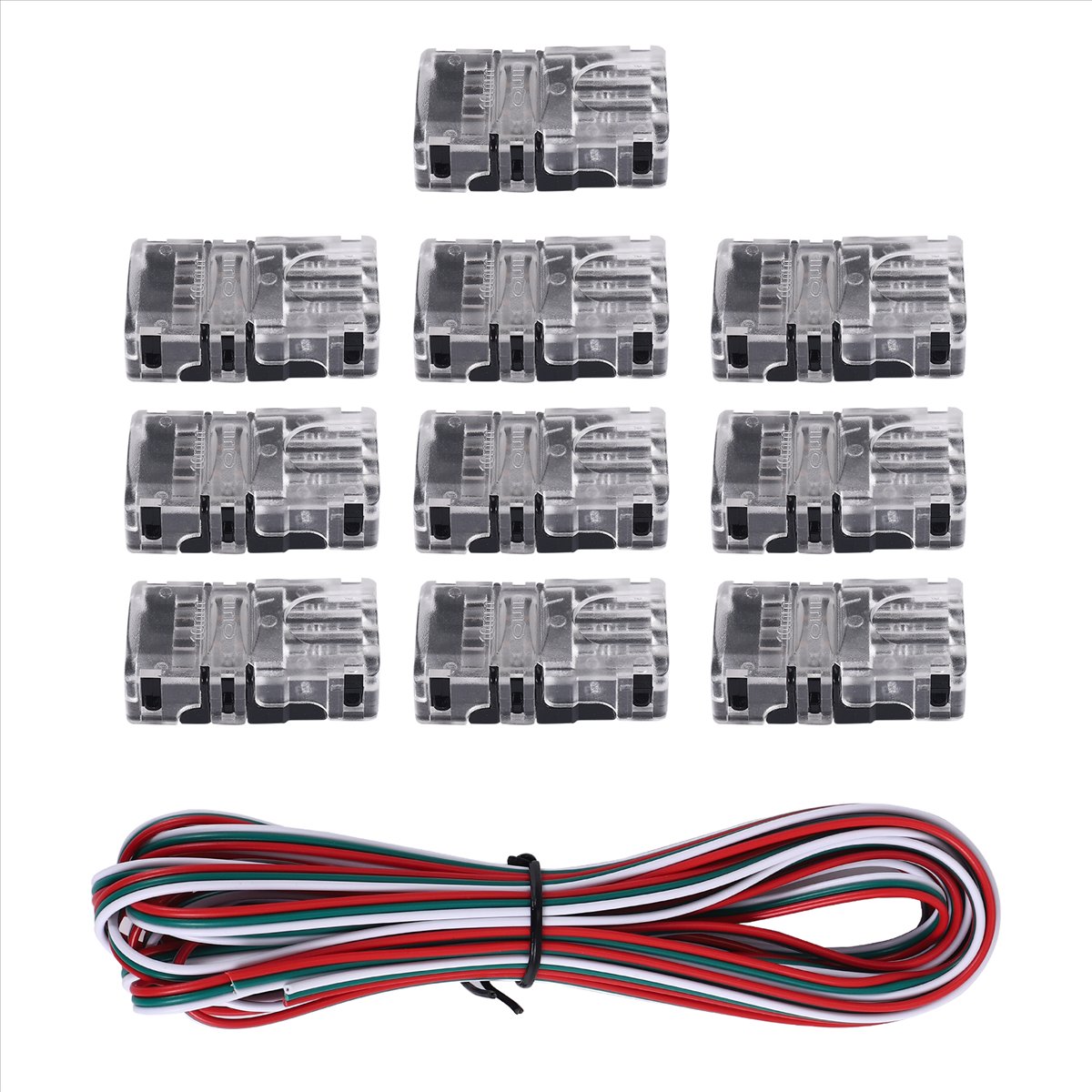Led Grow Light - ขั้วต่อสายไฟ LED แบบปรับได้ 3 พิน 11