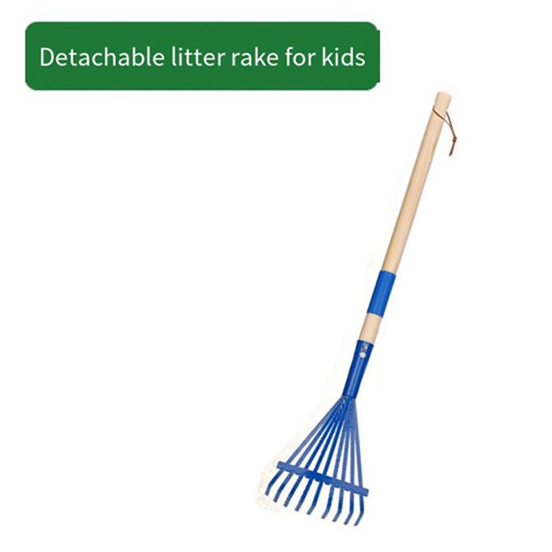 ABWZ-คราดเด็กพร้อมด้ามไม้เนื้อ - Gardening Tools For 3 Year Old บทวิจารณ์และราคา