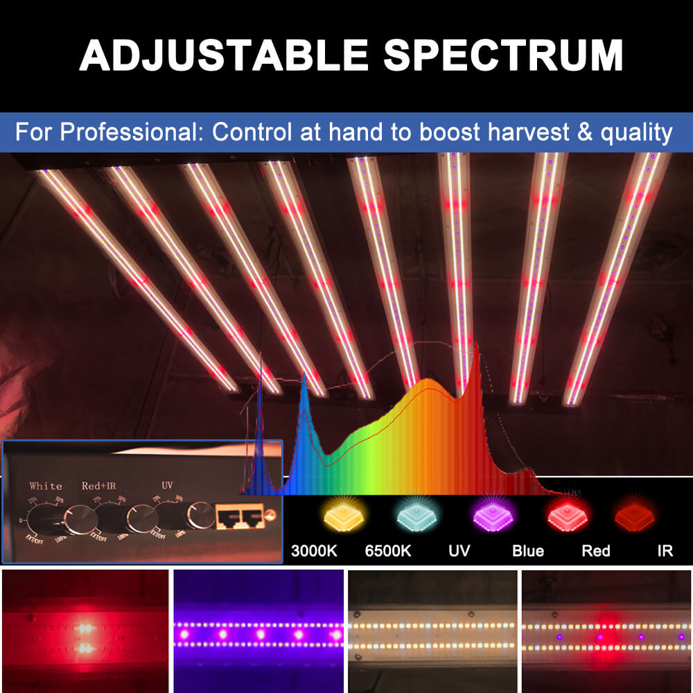 ไฟปลูกพืชแบบ LED PPFD 2800 Umo - Led Grow Light บทวิจารณ์และราคา