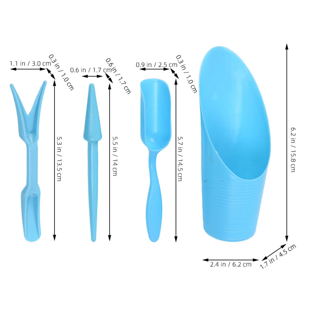 4 ชิ้น/เซ็ต,พลาสติกทนทานถังพลั - Gardening Tools Hand บทวิจารณ์และราคา