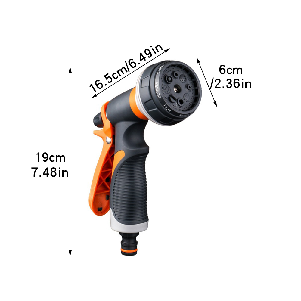 8 รูปแบบสวนน้ําปืนหัวฉีด Mutif - Gardening Tools Types บทวิจารณ์และราคา