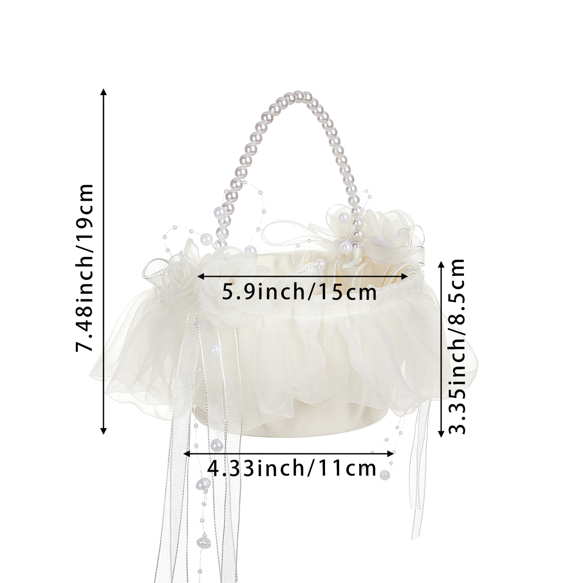 ตะกร้าใส่ดอกไม้สำหรับงานแต่งงา - Gardening Tools Girls บทวิจารณ์และราคา