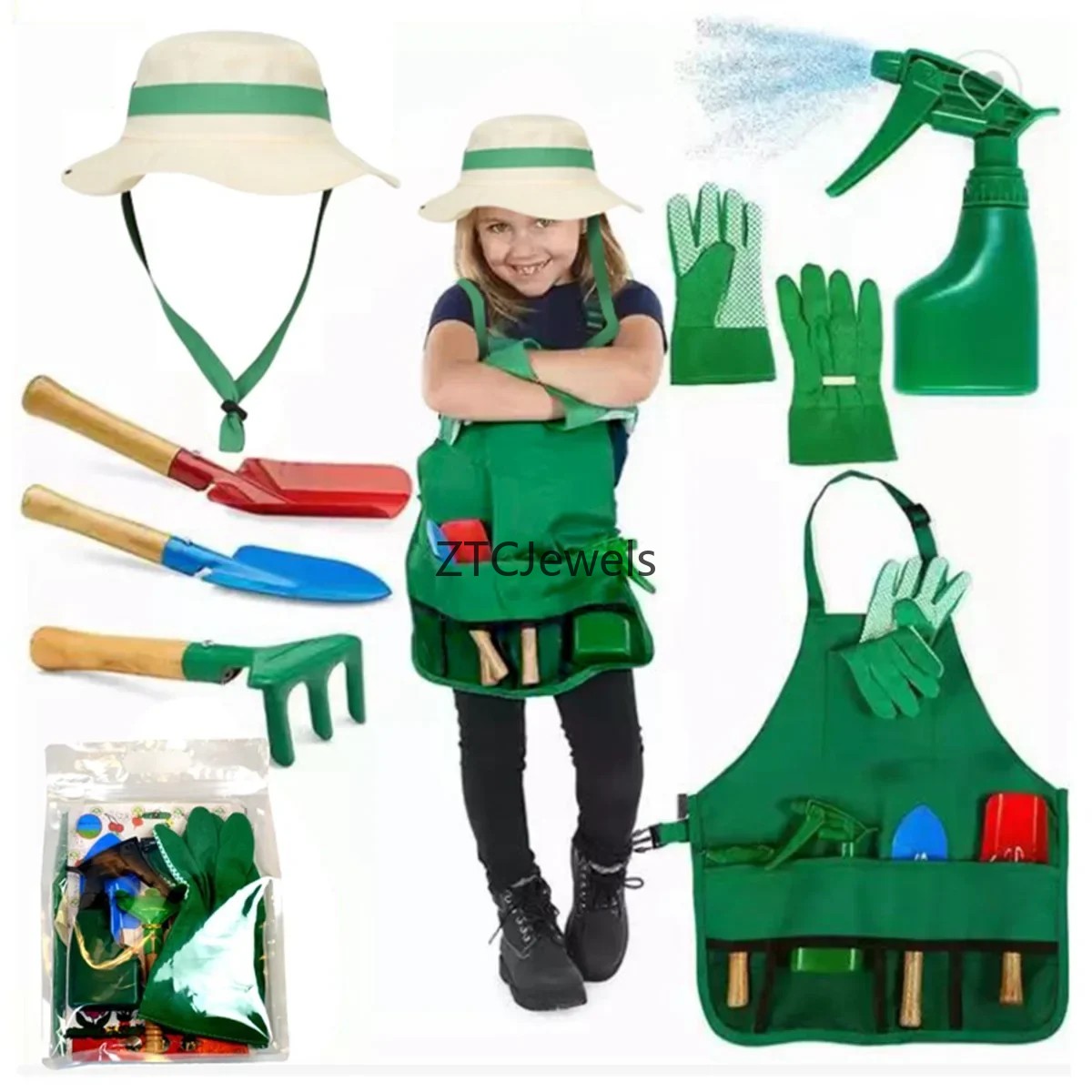 ชุดเครื่องมือทำสวนสำหรับเด็กพร - Gardening Tools Girls บทวิจารณ์และราคา