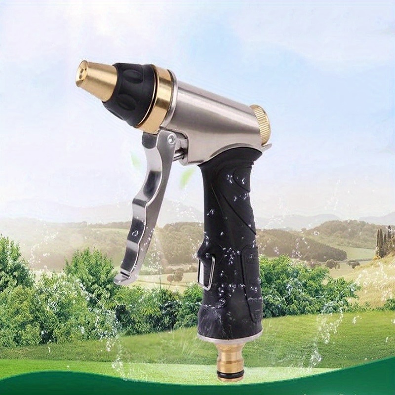 สวนหัวฉีดท่อทองเหลืองรดน้ําปืน - Gardening Tools Types บทวิจารณ์และราคา