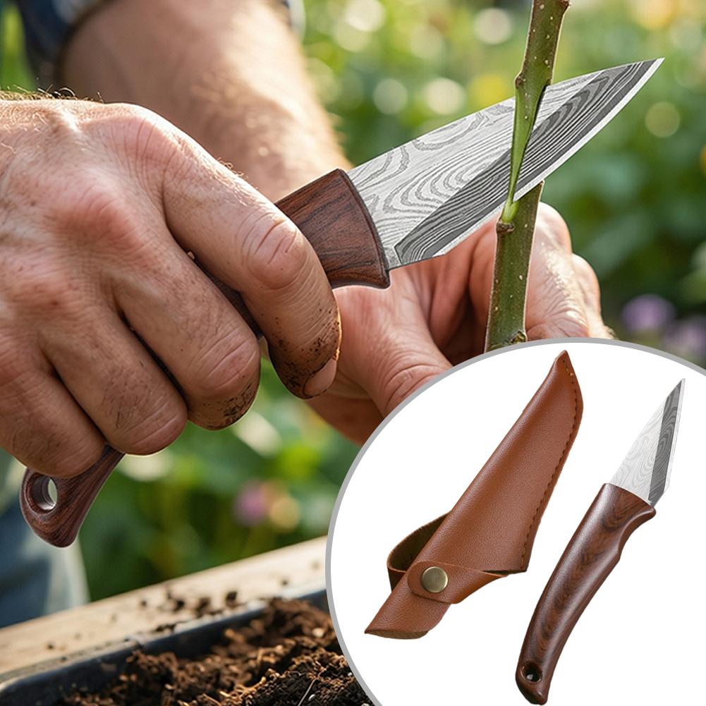 มีดต่อกิ่งก้านไม้ด้ามไม้พร้อมป - Bonsai Tool Set บทวิจารณ์และราคา