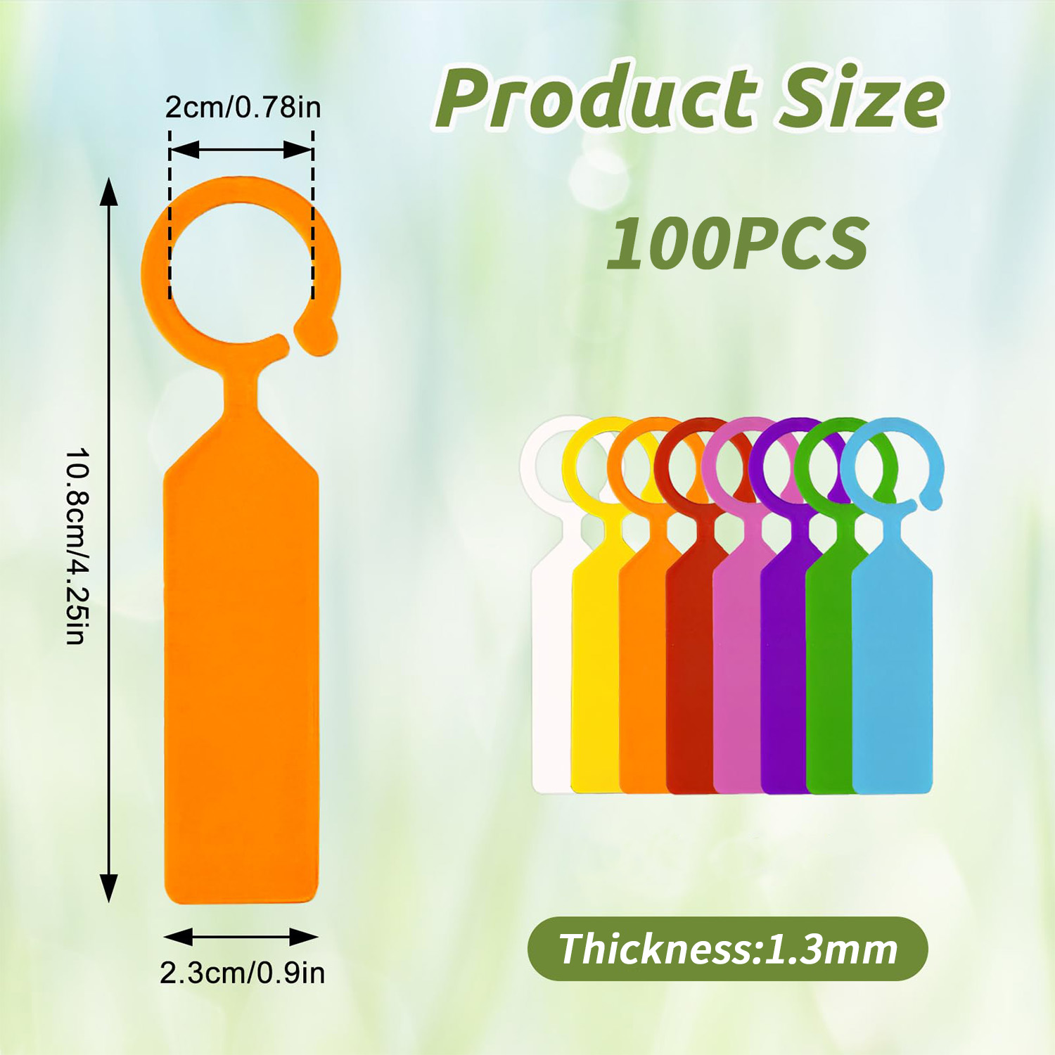 ป้ายแขวนต้นไม้พลาสติก 100 ชิ้น - Plant Label Tags บทวิจารณ์และราคา