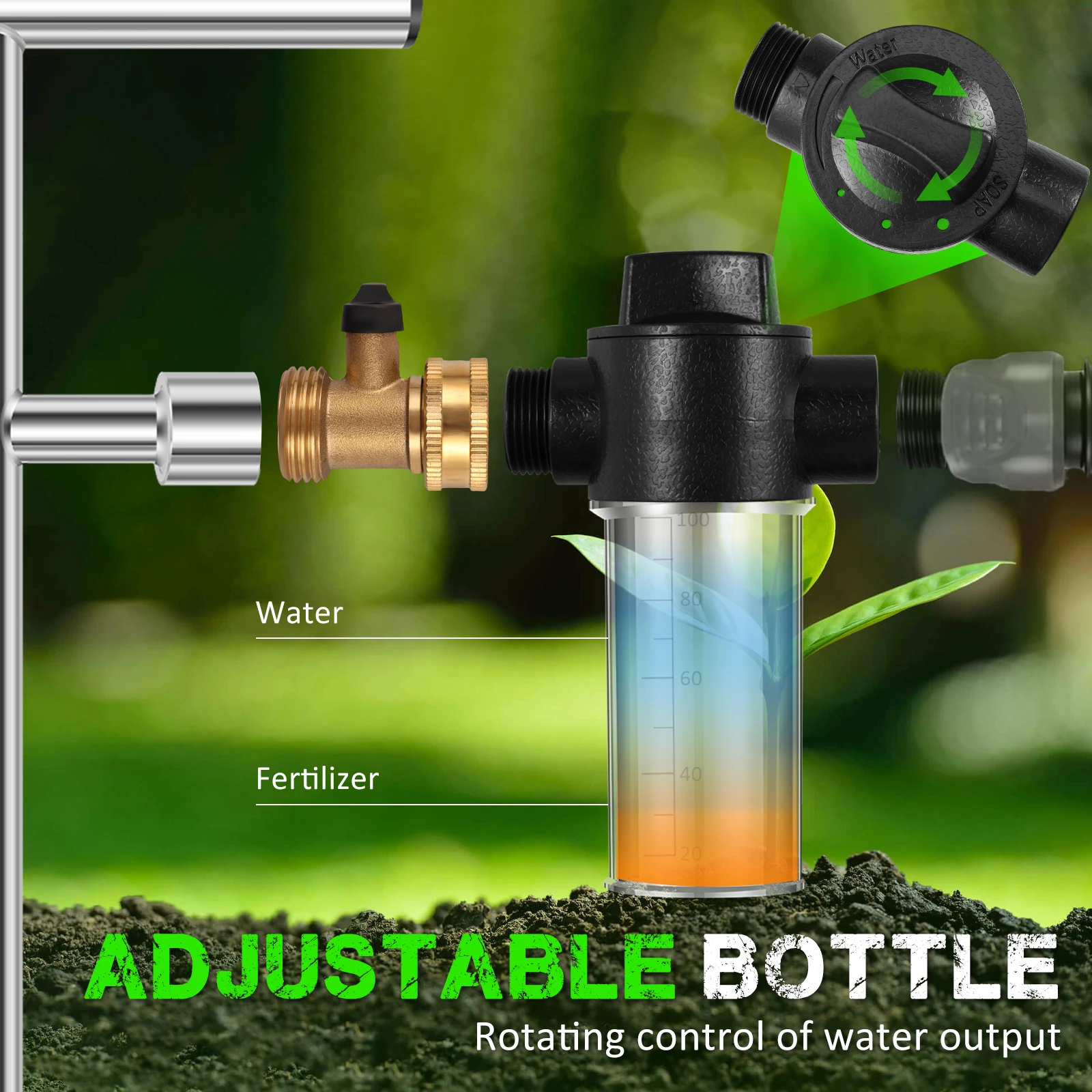 เครื่องมือรดน้ำต้นไม้ ทำจากสแต - Root Watering Spike บทวิจารณ์และราคา