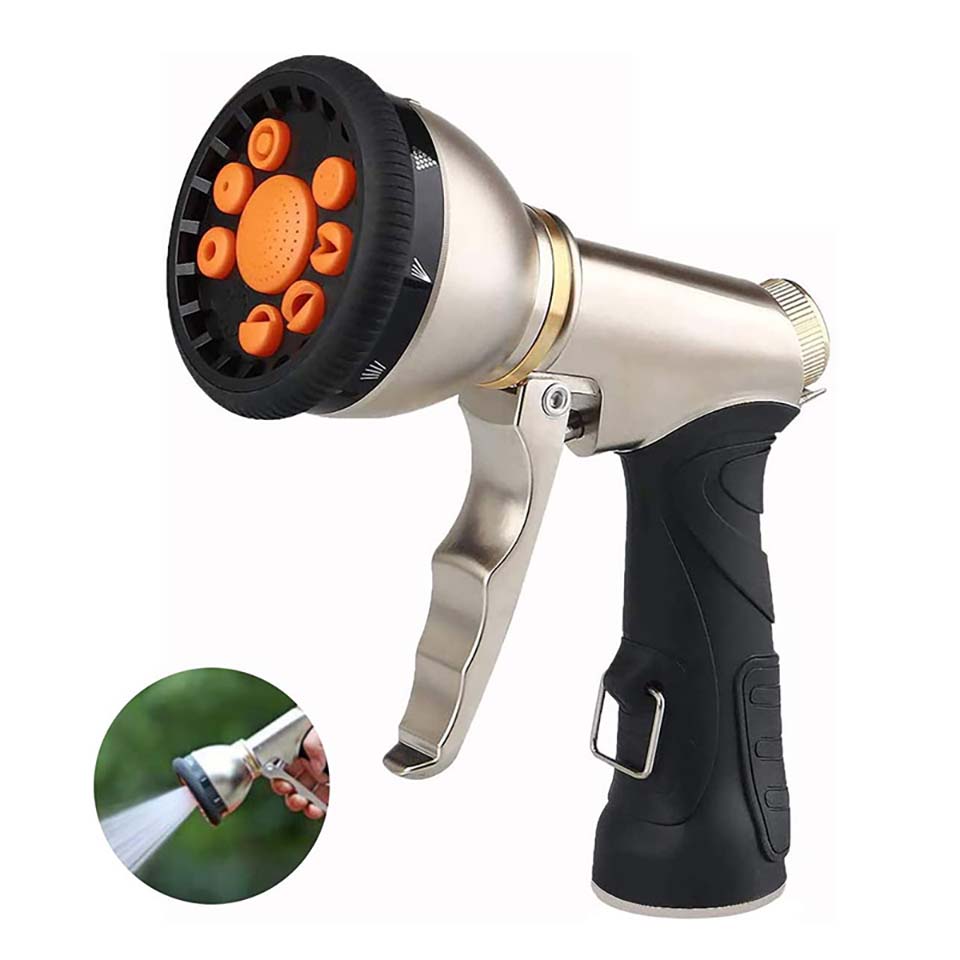 ปืนฉีดน้ำล้างรถและสวนอเนกประสง - Gardening Tools Types บทวิจารณ์และราคา