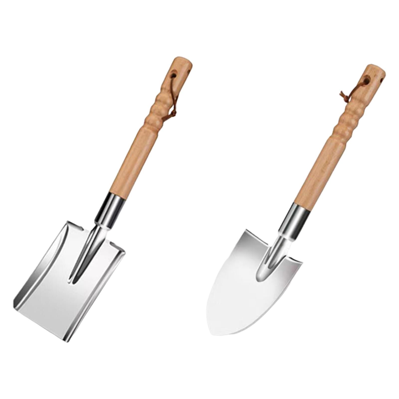 พลั่วสวนสแตนเลสเครื่องมือปลูกม - Gardening Hand Tools Yard บทวิจารณ์และราคา