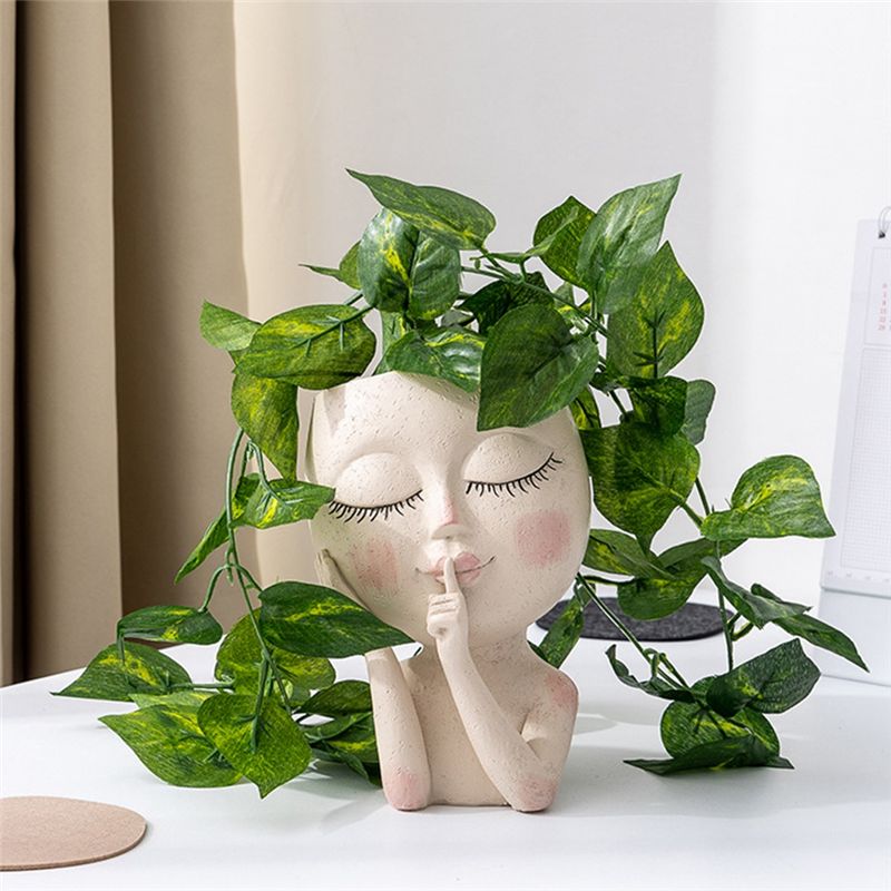 แจกันดอกไม้ตกแต่งรูปหน้าสาว RE - Gardening Tools Girls บทวิจารณ์และราคา