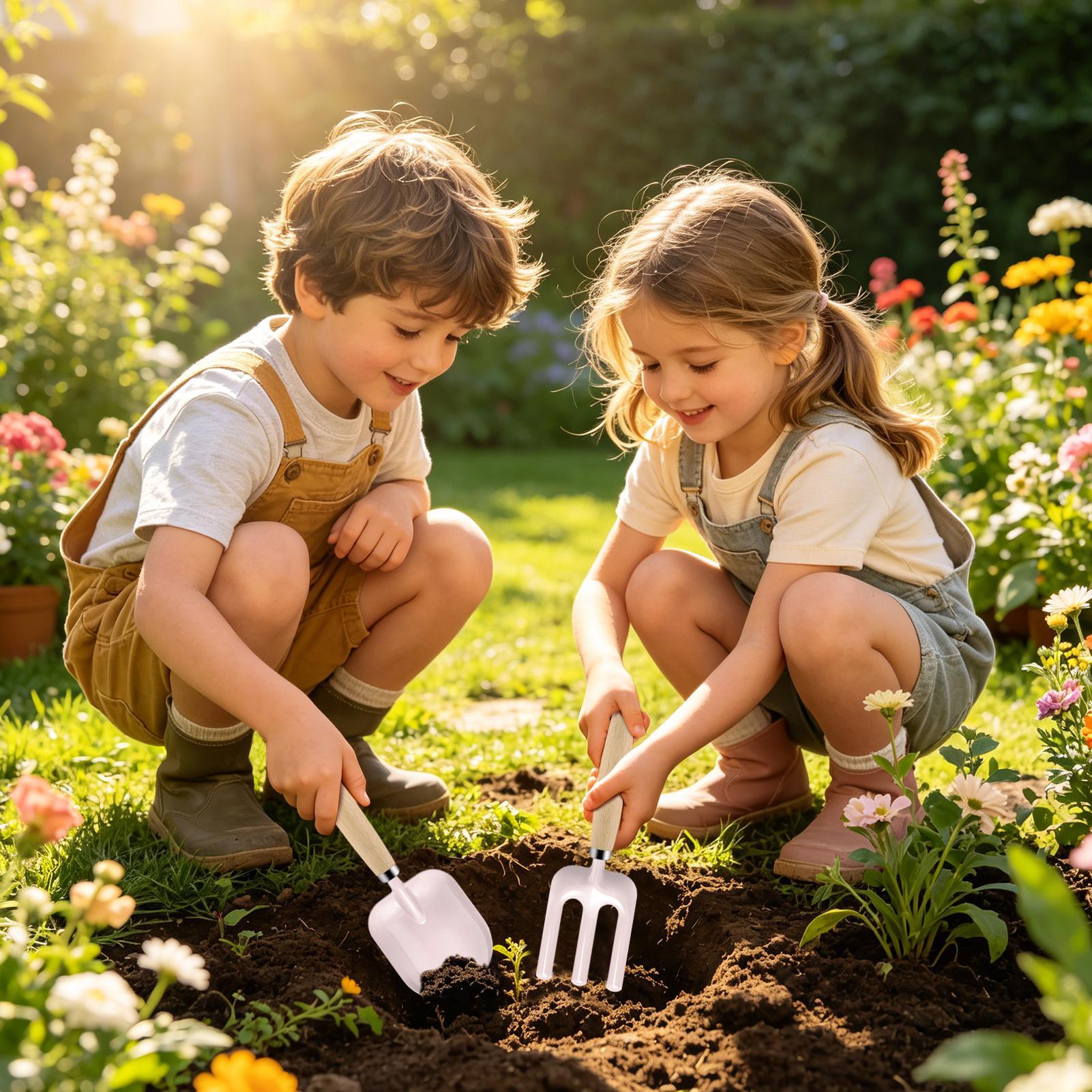 ชุดเครื่องมือทำสวนสำหรับเด็ก ช - Gardening Tools Girls บทวิจารณ์และราคา