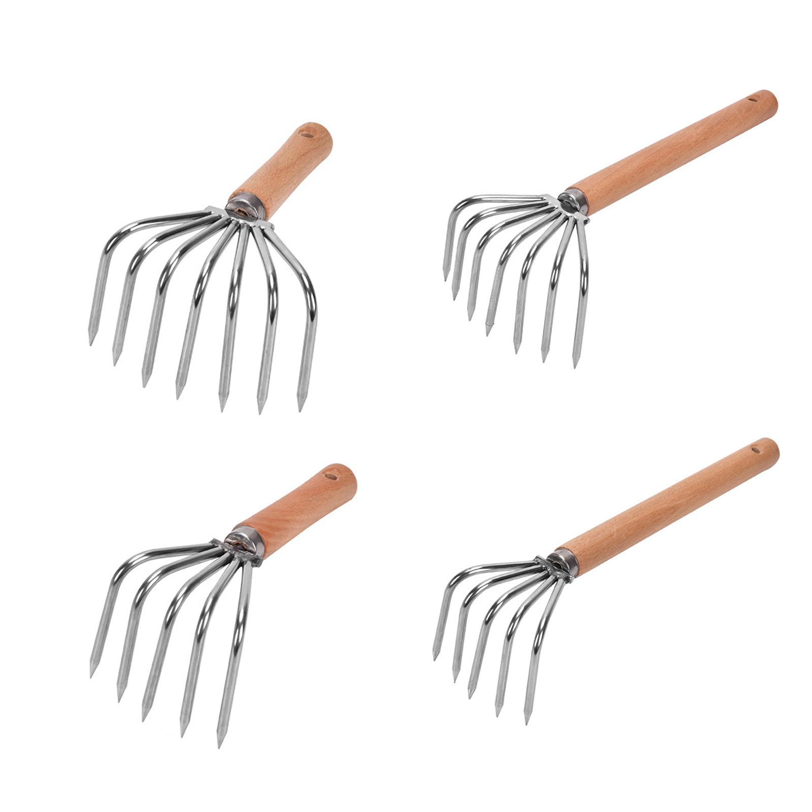 คราดมือแบบมีกรงเล็บสแตนเลส น้ำ - Gardening Hand Tools Yard บทวิจารณ์และราคา