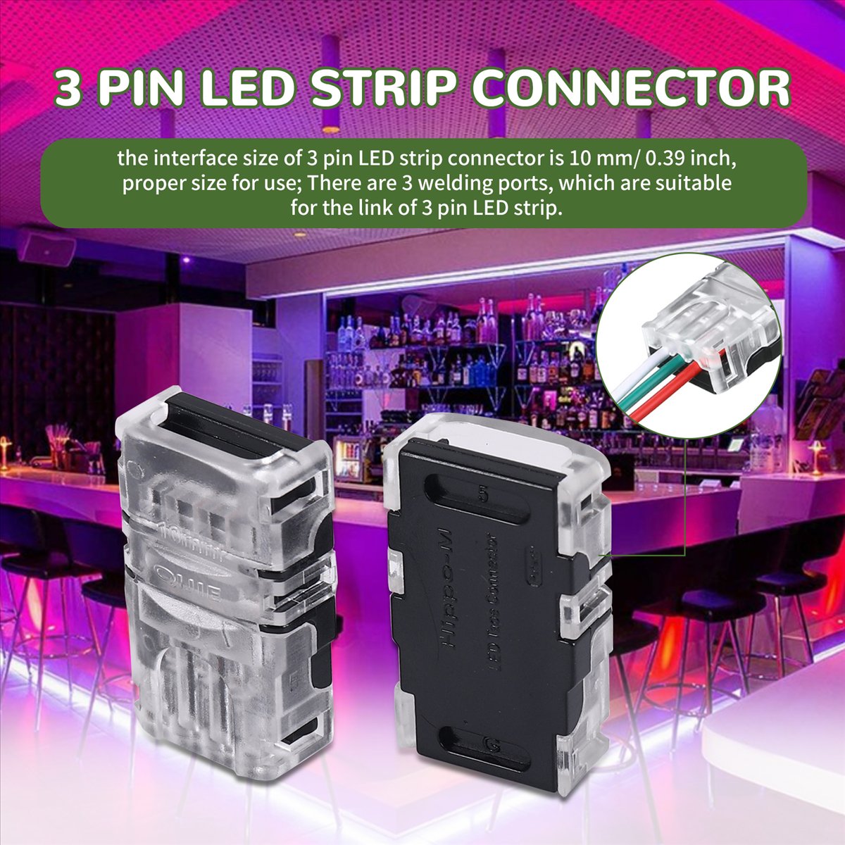 ขั้วต่อสายไฟ LED แบบปรับได้ 3  - Led Grow Light บทวิจารณ์และราคา