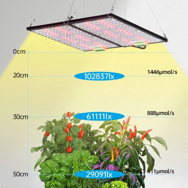 ไฟปลูกต้นไม้ LED แบบควอนตัมบอร - Led Grow Light บทวิจารณ์และราคา