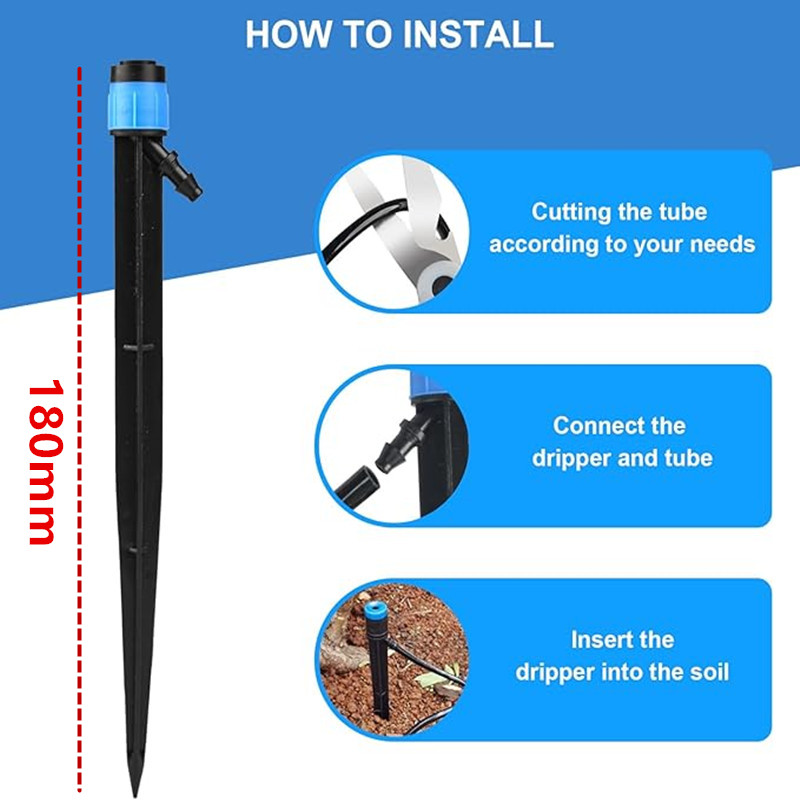 หัวฉีดน้ำแบบสปริงเกอร์ขนาด 18  - Root Watering Spike บทวิจารณ์และราคา